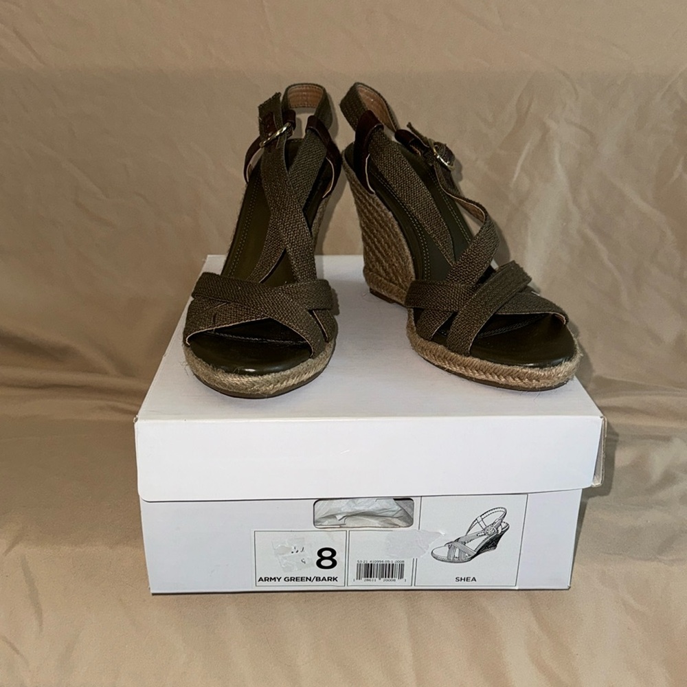 Banana Republic Espadrille Wedge Sandals